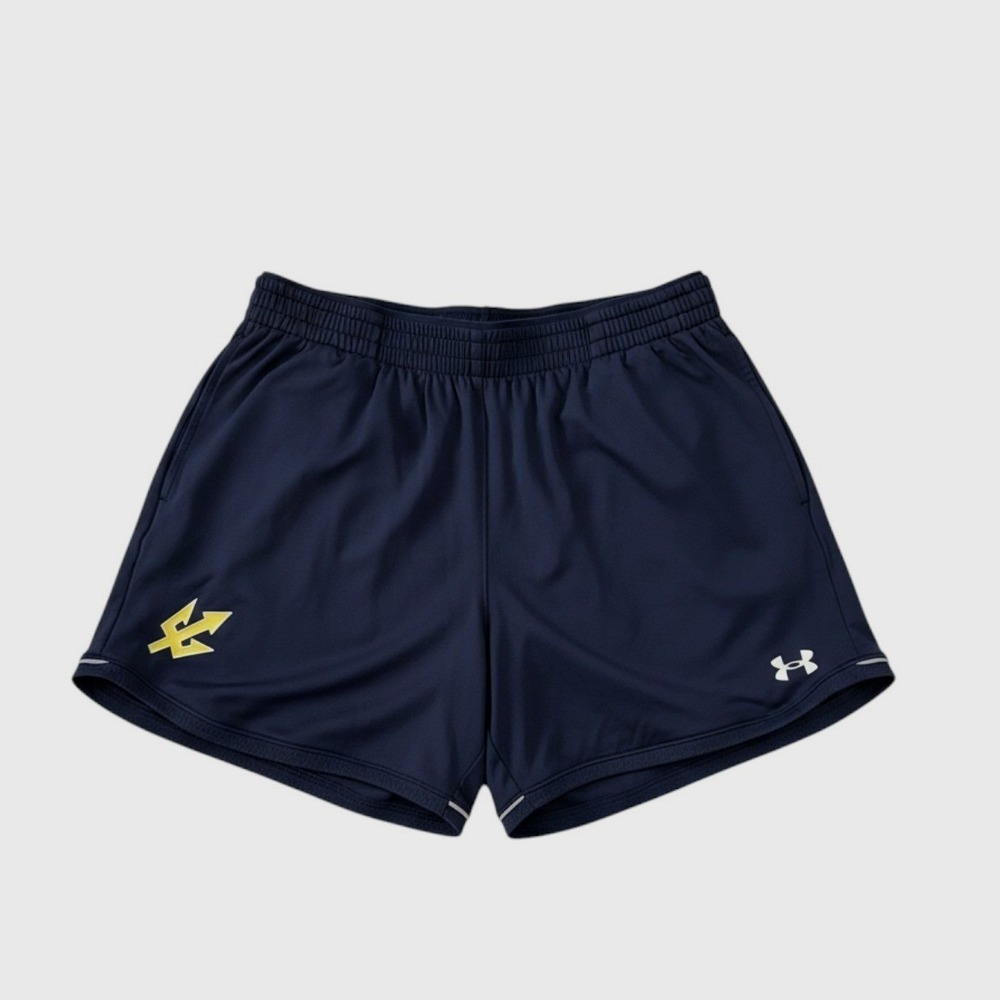 Under Armour Shorts Womens M Navy Blue ASU Arizona State Sun Devils Logo